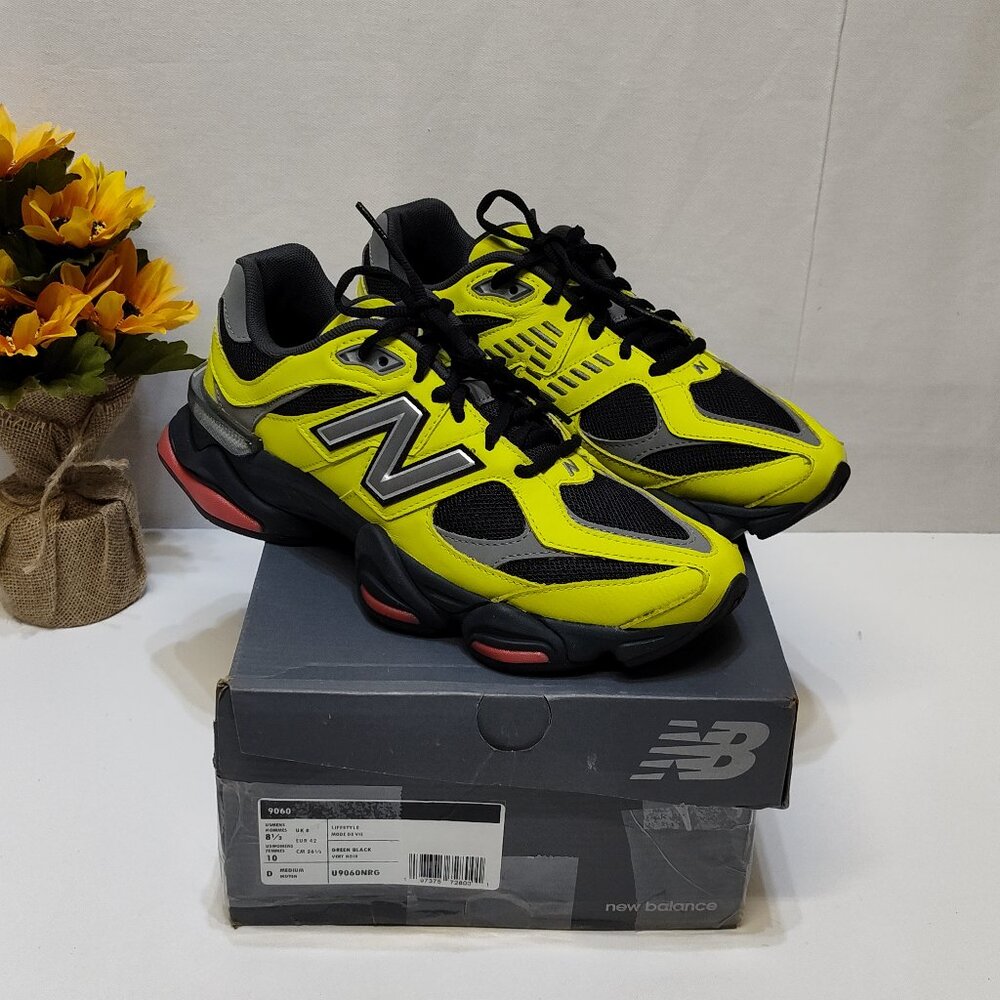 New Balance 9060 U9060NRG Lifestyle Sneaker ABZORB/SBS Midsole Unisex M 8.5/W 10
